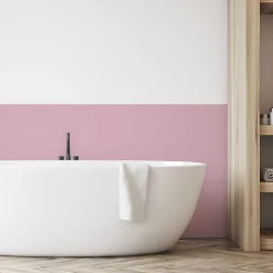 Rouleau adhésif décoratif Vinyle au Mètre - Sticker Lavable Imperméable Mur Cuisine Meubles - 60cmx8m - Rose poudre