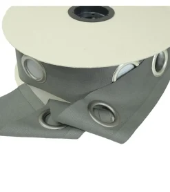 Rouleau 20M Bande à Oeillets nickel - Fixation Facile
