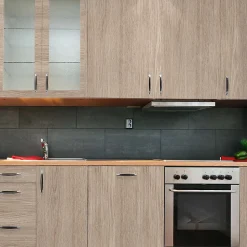 Rouleau revêtement adhésif vinyle au mètre - Sticker lavable Cuisine Meuble Armoire Porte - BOIS D'ARDENNE - 60x200cm
