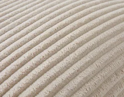 Rune - coussin - en velours côtelé - 37x37 cm - Lisa Design