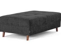 Rune - pouf en velours texturé - Lisa Design