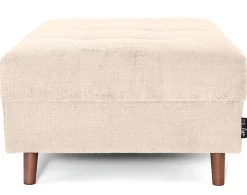 Rune - pouf en velours texturé - Lisa Design