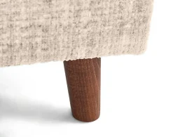 Rune - pouf en velours texturé - Lisa Design