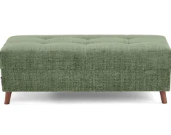 Rune - pouf en velours texturé - Lisa Design