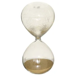 Sablier décoratif Sibel 5,5x5,5x12cm en verre- Modèle B- Atmosphera
