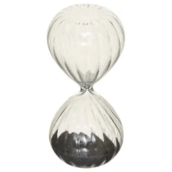 Sablier décoratif Sibel 5,5x5,5x12cm en verre- Modèle B- Atmosphera