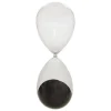 Sablier Mani H.45cm verre assorti- Blanc- Atmosphera
