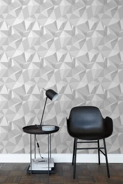 Sanders & Sanders papier peint graphique 3D gris - 50 x 900 cm - 935271