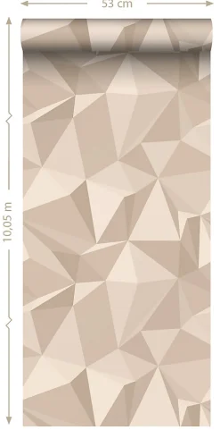 Sanders & Sanders papier peint graphique 3D beige - 50 x 900 cm - 935272