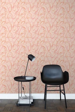 Sanders & Sanders papier peint motif figurativ rose clair - 50 x 900 cm - 935276