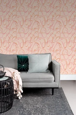 Sanders & Sanders papier peint motif figurativ rose clair - 50 x 900 cm - 935276