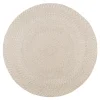 SAO - Tapis Tressé Rond 180cm Coloris Sable