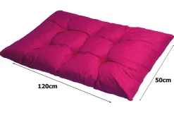 Set 7 coussins palette assises 120x50 dossiers + 120x40 kit coussins canapé de jardin Rosa coussins pour mobilier de jardin