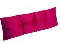 Set coussins pour palettes 120x50 cm, housse d'assise amovible, coussins de dossier matelassés 120x40 cm Rose coussins palettes