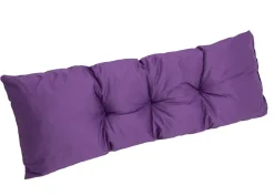 Set coussins pour palettes 120x50 cm, housse d'assise amovible, coussins de dossier matelassés 120x50 cm Violet coussins palettes