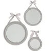 Set de 3 miroirs ronds Ruban - Taupe- Atmosphera