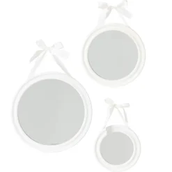 Set de 3 miroirs ronds Ruban - Taupe- Atmosphera