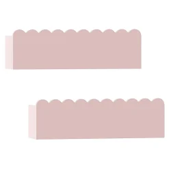 Set de 2 étagères murales pour enfants Vestnes 40 x 10 x 10 cm rose en.casa