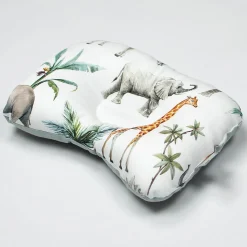 SEVIRA KIDS Coussin cale tête ergonomique en coton Safari