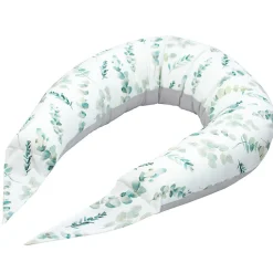SEVIRA KIDS Coussin de maternité et d'allaitement + housse Eucalyptus
