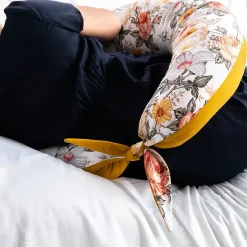 SEVIRA KIDS Housse pour coussin de maternité et d'allaitement en gaze de coton
