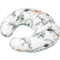 SEVIRA KIDS Housse pour coussin d'allaitement ergonomique Safari