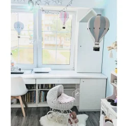 SEVIRA KIDS Montgolfière décorative Bleu clair