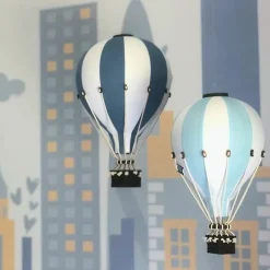 SEVIRA KIDS Montgolfière décorative Bleu clair