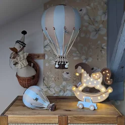SEVIRA KIDS Montgolfière décorative Beige et bleu