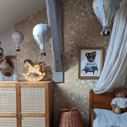 SEVIRA KIDS Montgolfière décorative Beige et bleu