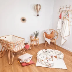 SEVIRA KIDS Oreiller extra plat lapin Néo Vintage
