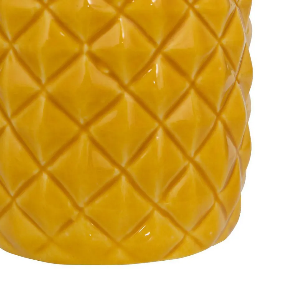 Soliflore ananas Yuca céramique H10cm- Multicolore- Atmosphera