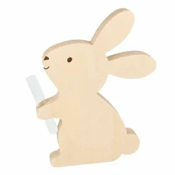 Soliflore en bois 18 x 24 x 2,5 cm - Lapin
