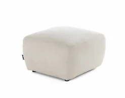 Sorrente - pouf - en tissu texturé - Lisa Design