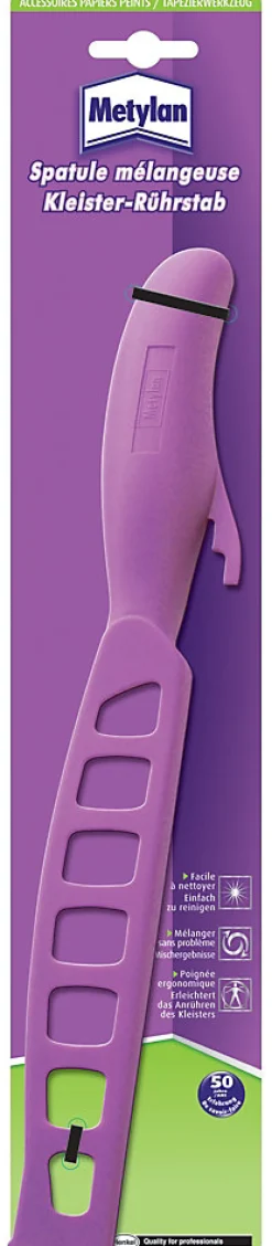 Spatule mélangeuse pour colles papiers peints Metylan ‎L.7,5 x l.2,5 x H.38 cm