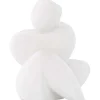Statue en grès Floda Blanc - Blanc