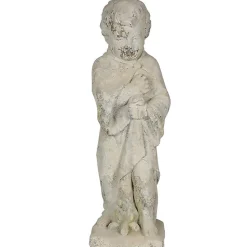 Statue Putti saison hiver 70x20x20cm