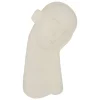 Statue visage Wonj H.24,5cm résine blanc - Atmosphera