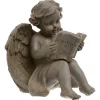 Statuette Ange assis - H15 - 5 cm - Multicolore- Atmosphera