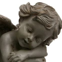 Statuette Ange assis - H15 - 5 cm - Multicolore- Atmosphera