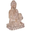 Statuette Bouddha - effet bois H67 cm - Atmosphera