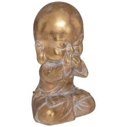 Statuette Bouddha - H15 cm - Multicolore- Atmosphera