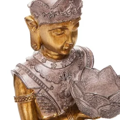 Statuette bouddha - résine - H45 - 3 cm - Atmosphera