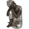 Statuette Bouddha assis - résine H36 cm - Atmosphera