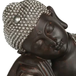 Statuette Bouddha assis - résine H36 cm - Atmosphera
