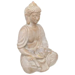 Statuette Bouddha assis H39 cm - Atmosphera