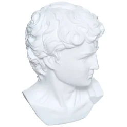 Statuette David - résine - blanc H26 cm - Atmosphera