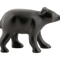 Statuette Ours en métal - Noir - Type: Statuette déco