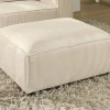 Stella - pouf en velours côtelé - style contemporain - Lisa Design