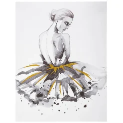 Sticker Danseuse - 30x40 cm - Bleu- Atmosphera